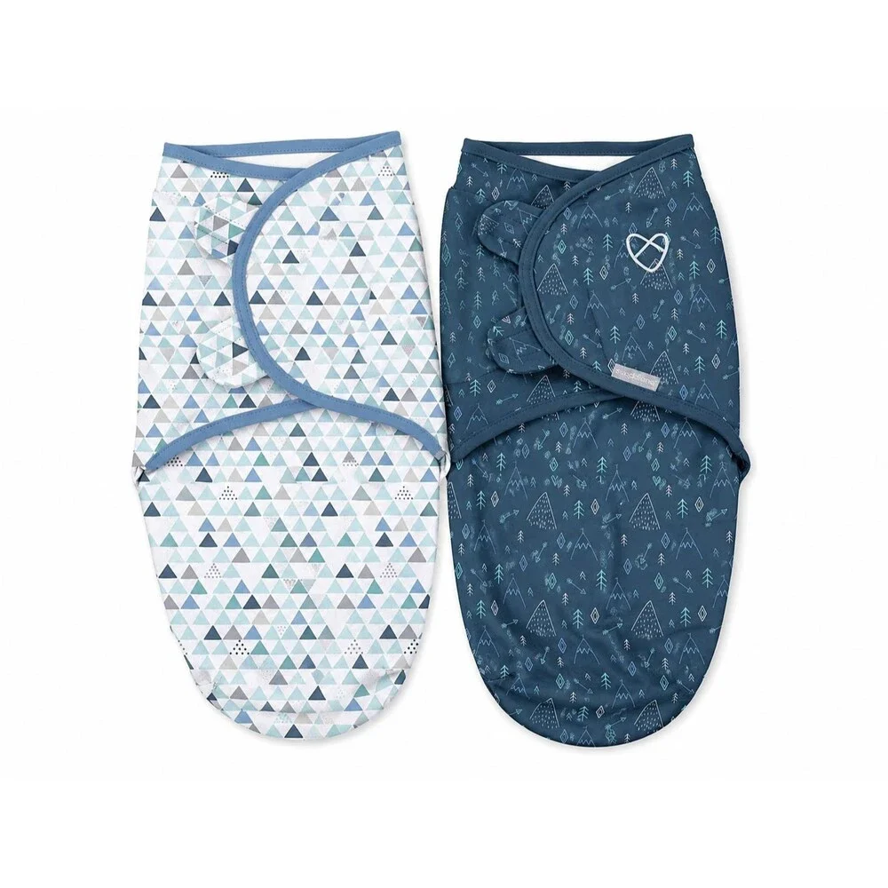 SwaddleMe Original Swaddle 2 Pack Mountaineer 3-6 Months Cotton NEW